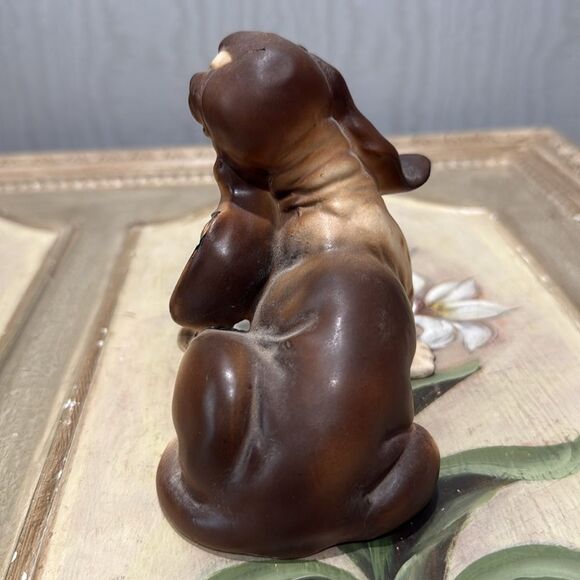 Vintage Norcrest Basset Hound Figurines Japan PLEASE READ DESCRIPTION - Picture 13 of 16